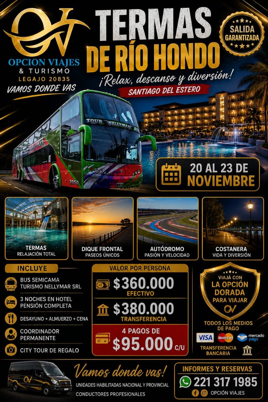 Promoción Termas de Río Hondo